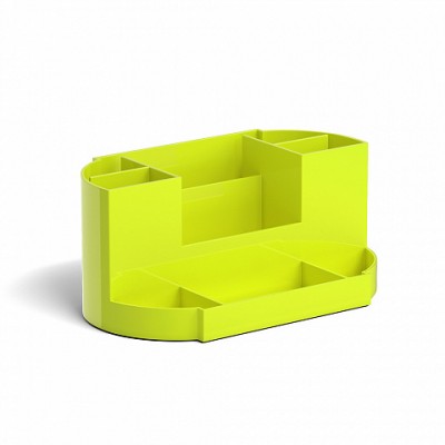 Подставка настольная пластиковая ErichKrause® Victoria, Neon Solid, желтая